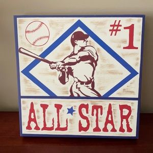 All Star Baseball Graphic Room Decor #1